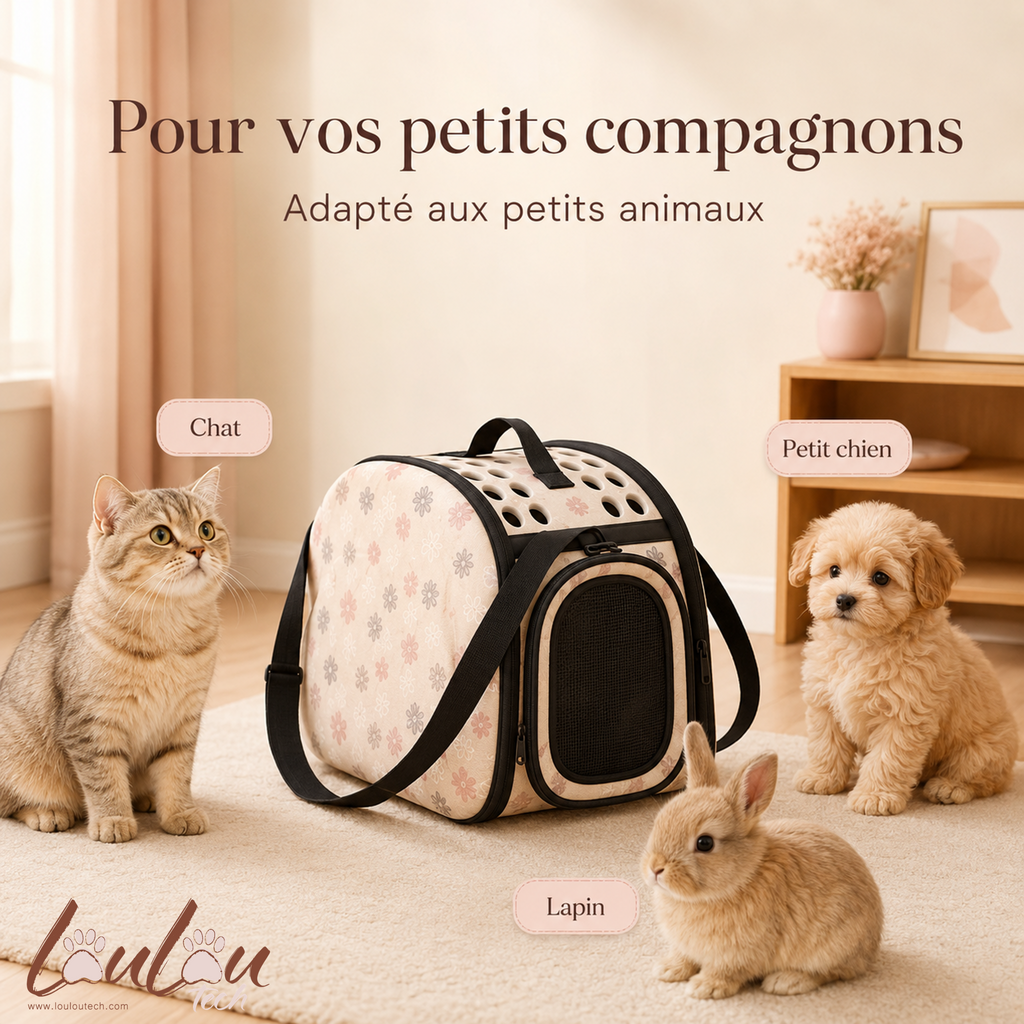 Sac de Transport Respirant en Bandoulière XLeiPet