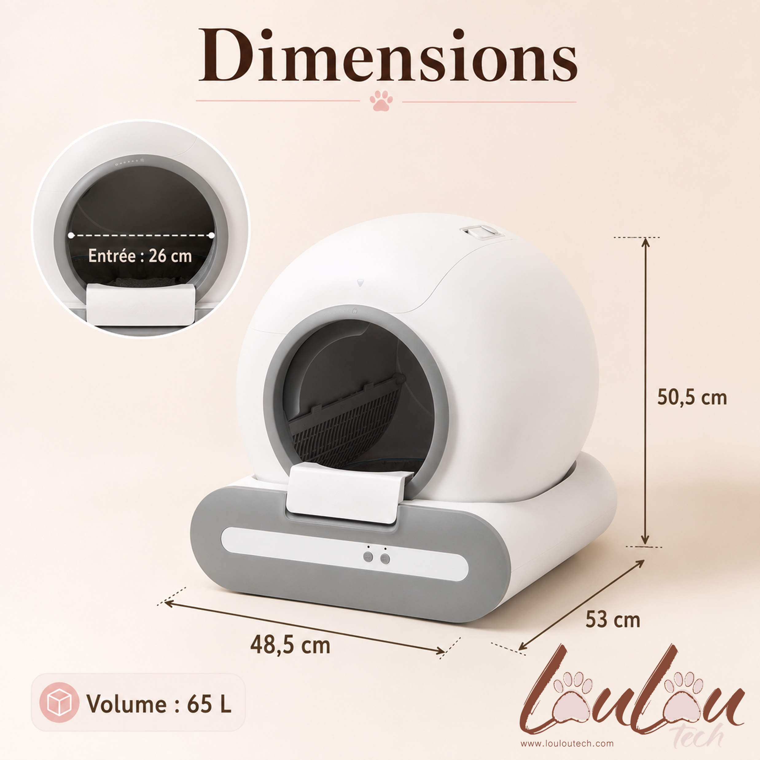 Maison de Toilette Intelligente et Autonettoyante DOEL T25 avec Contrôle par Application