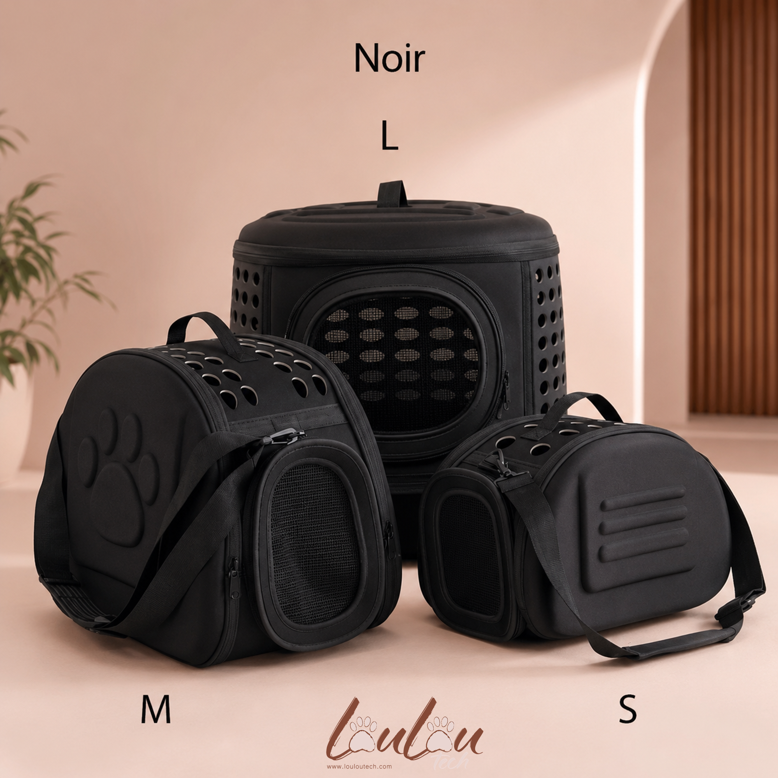 Sac de Transport Respirant en Bandoulière XLeiPet