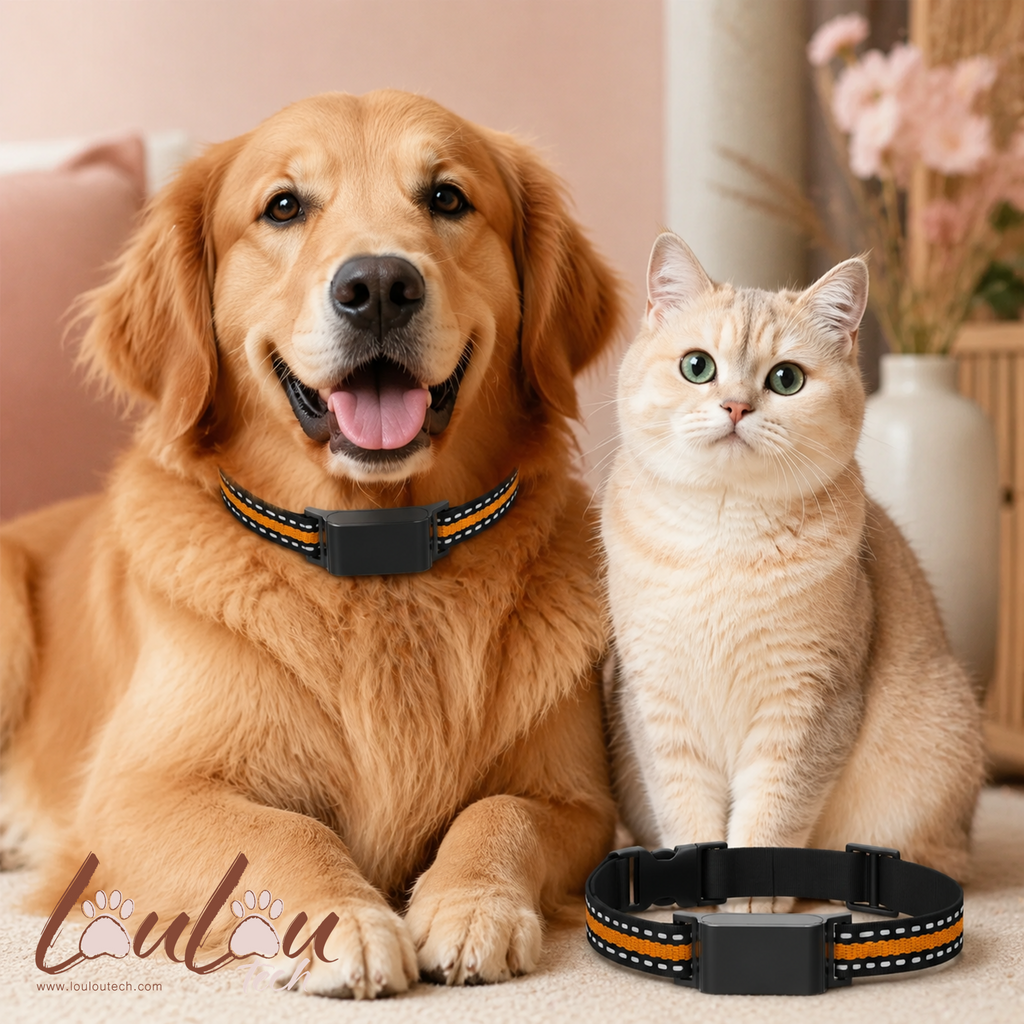 Traceur GPS 4G étanche IP67 pour chiens et chats – Localisation en temps réel