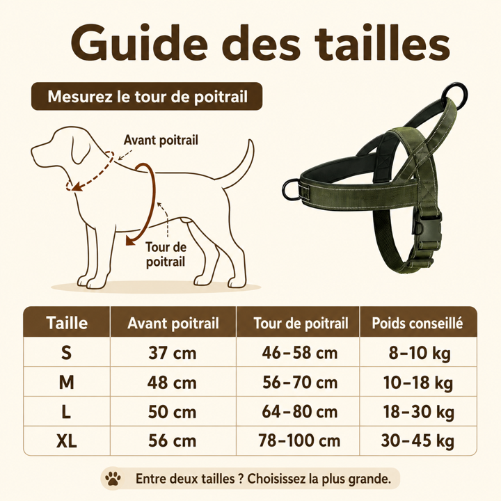 Robustes Anti-Zug-Hundegeschirr – Reflektierend, verstellbar &amp; gepolstert
