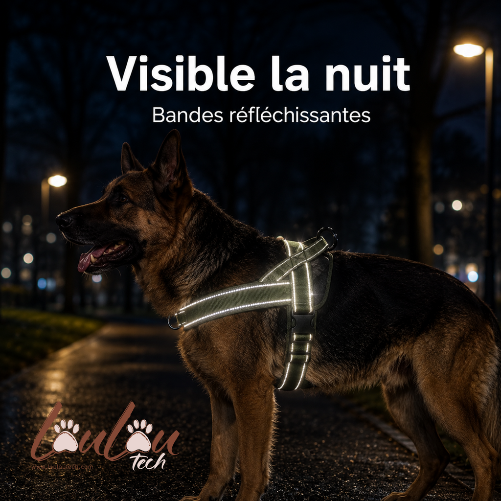 Robustes Anti-Zug-Hundegeschirr – Reflektierend, verstellbar &amp; gepolstert