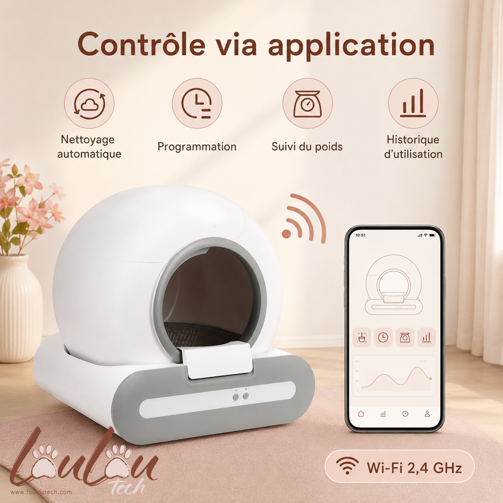Maison de Toilette Intelligente et Autonettoyante DOEL T25 avec Contrôle par Application