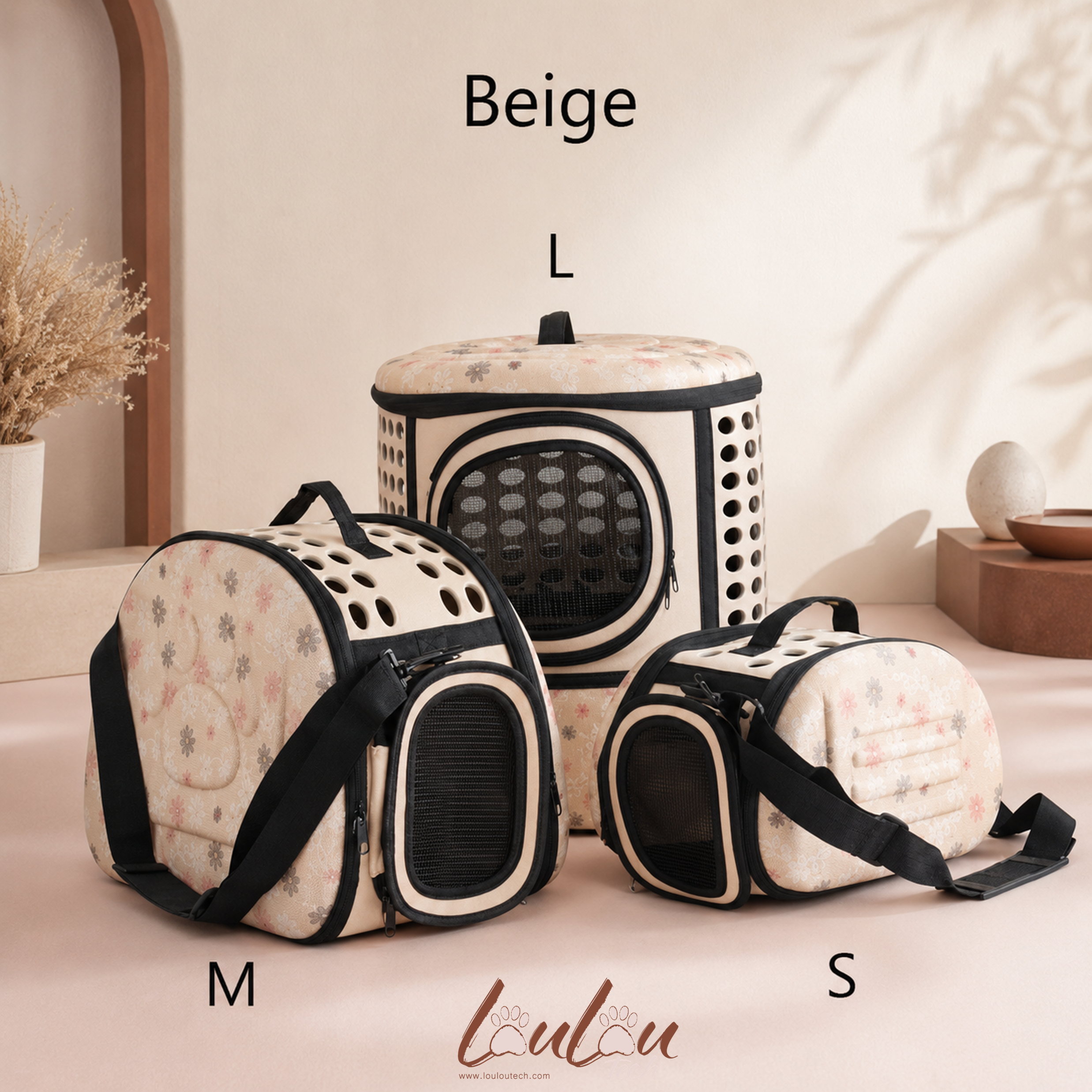 Sac de Transport Respirant en Bandoulière XLeiPet