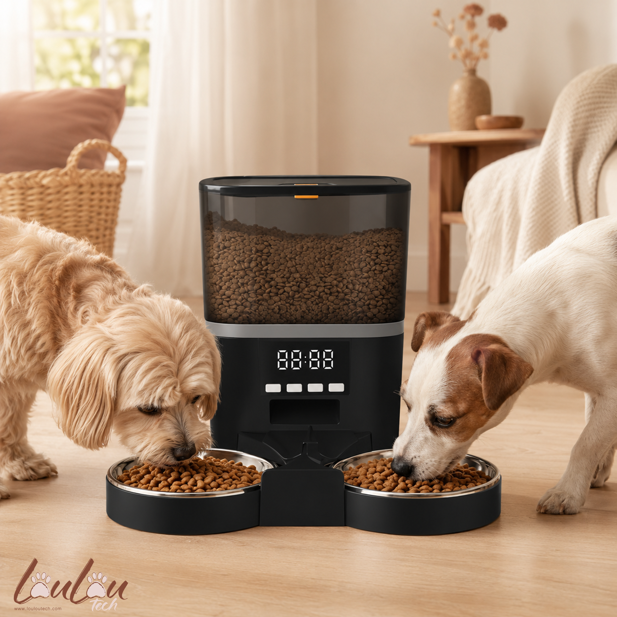 Distributeur automatique 4 L avec caméra et gamelle en inox