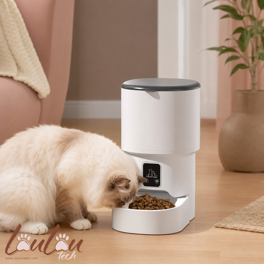 Distributeur automatique de croquettes Wi-Fi 4 L